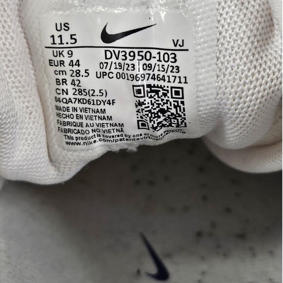 NIKE FREE METCON 5 WHITE AQUARIUS BLUE WORKOUT SHOES - WOMEN'S SIZE 11.5 - Picture 6 of 10